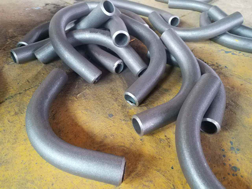 Steel pipe bending
